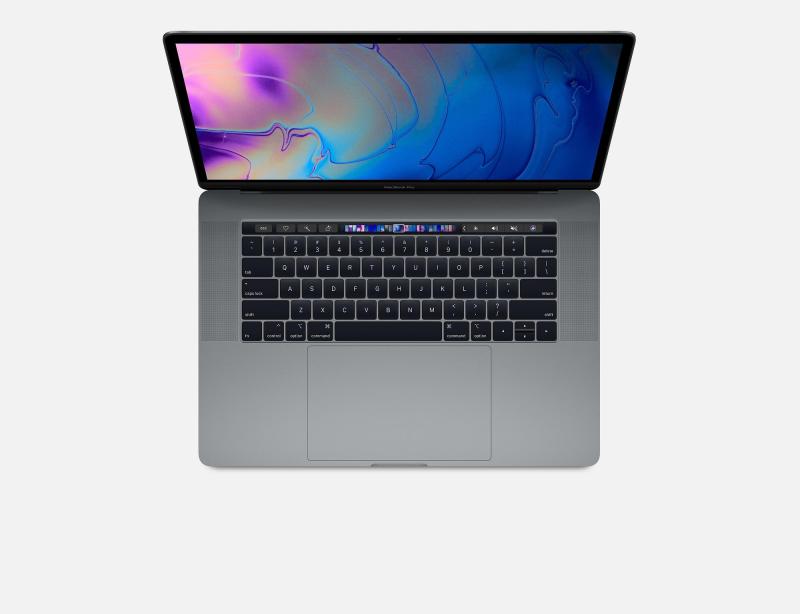 Apple MacBook Pro 15-inch with Touch Bar: 2.6GHz 6-core 8th-generation IntelCorei7 processor, 512GB (2018)