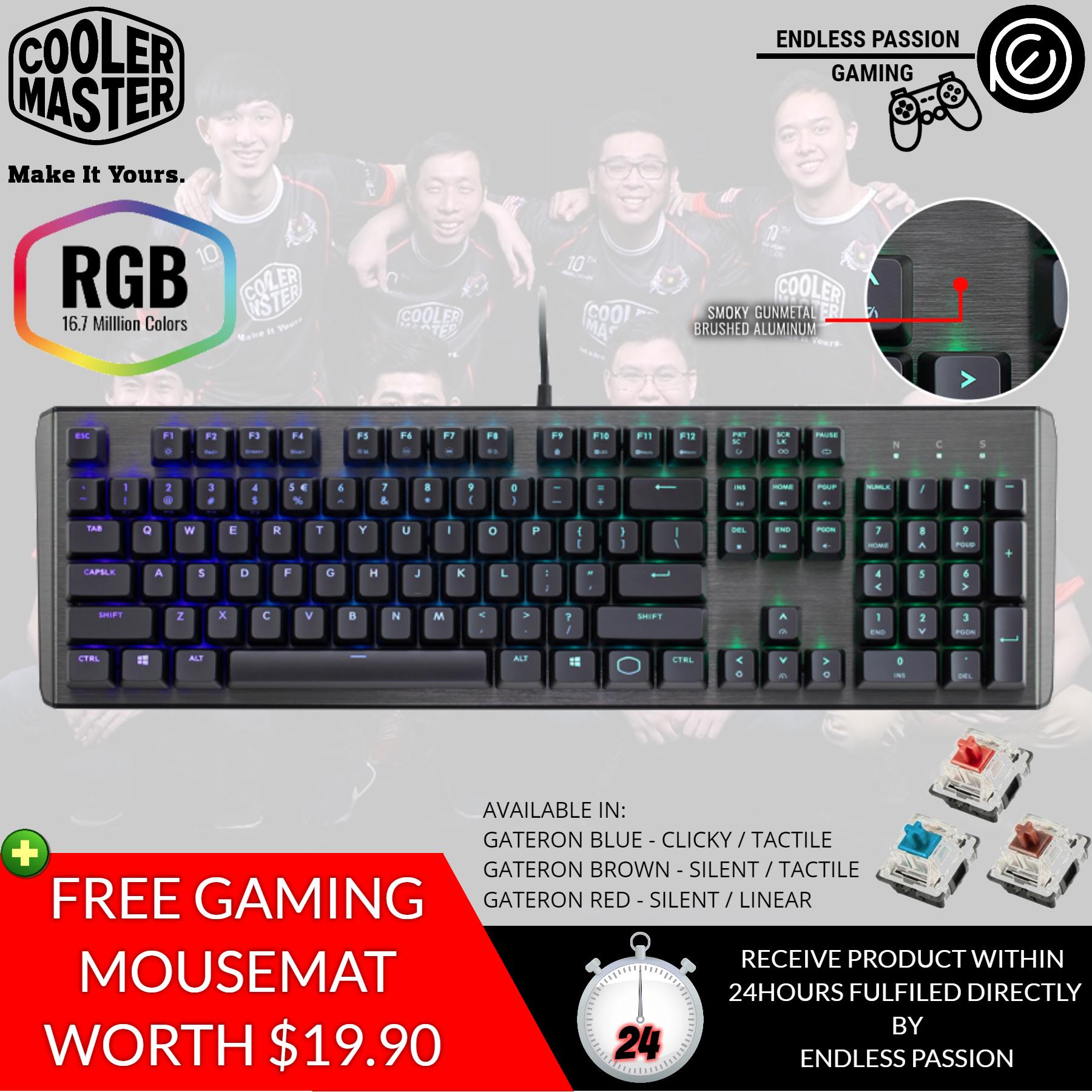 Cooler Master CK550 RGB Mechanical Gaming Keyboard - Gateron Switches Singapore
