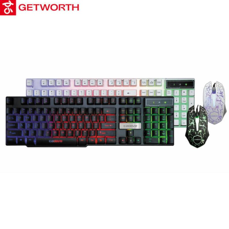 CADEVE 9122 Backlight Gaming Keyboard Mouse Mechanical Feeling Ergonomic