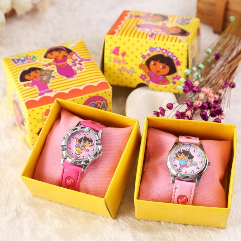 Factory direct boxed childrens watch wholesale custom Dora boxed cartoon watch a generation Malaysia