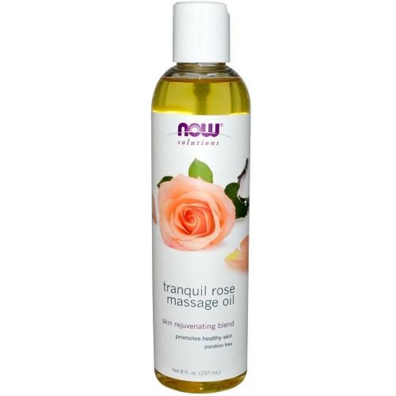 Buy Now Foods Solutions Tranquil Rose Massage Oil 8 fl oz (237 ml) Singapore