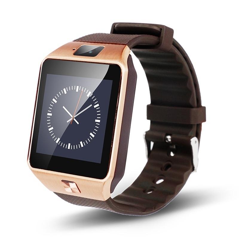 Bluetooth Smartwatch DZ09 Android Ponsel Relogio Dukungan Kartu SIM TF Kamera Jam Tangan Pintar untuk iPhone Samsung Huawei PK GT08