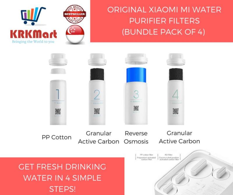 (Bundle Pack) Original Xiaomi Mi Water Purifier filter replacement Filter 1 / 2 / 3 / 4 Singapore