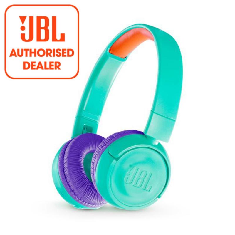 JBL JR300BT Green Kids Wireless on-ear headphones with safe sound <85dB Singapore
