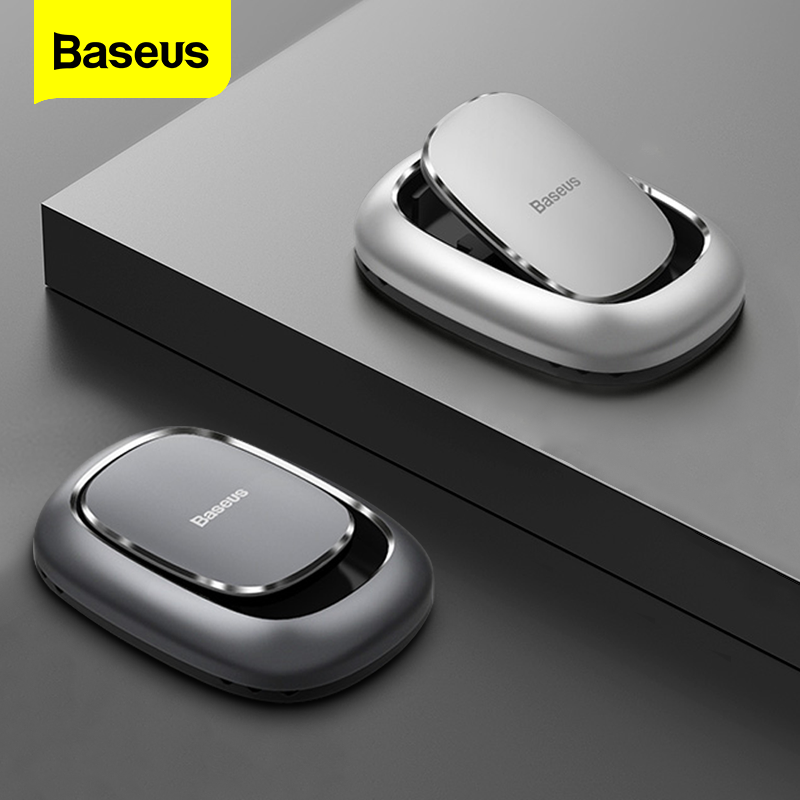 Baseus 4 ชิ้นเคเบิ้ลออแกไนเซอร์สาย USB คลิปการจัดการป้องกันม้วนเก็บสายดูด Sup ผนังตะขอแขวนสติกเกอร์รถผู้ถือ