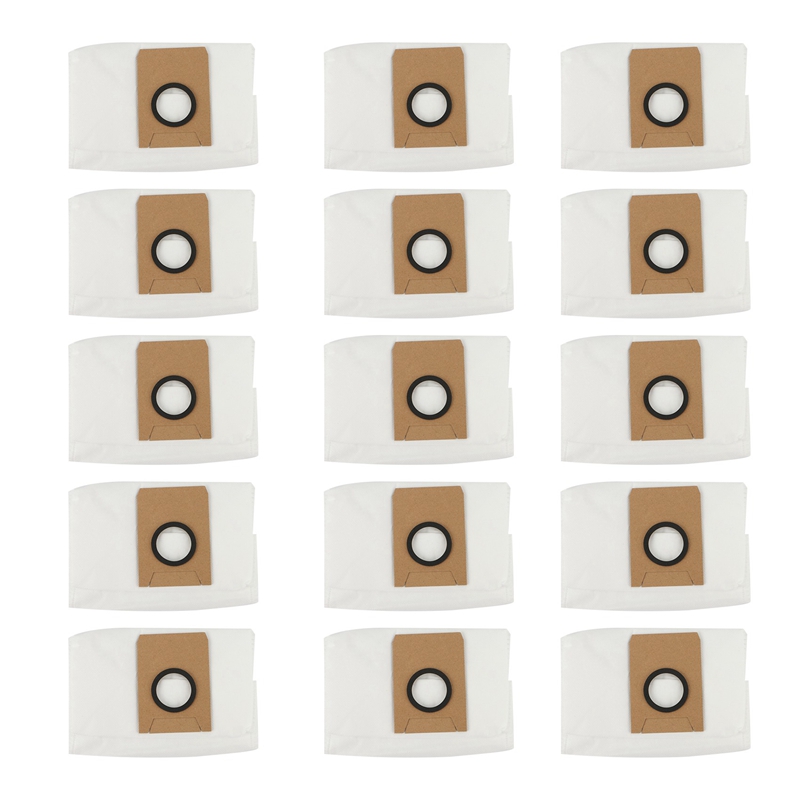 15 Pcs Replacement Garbage Bag Collection Trash Bag for Ecovacs Deebot X1 Turbo/Omni Vacuum Cleaner Accessories Dust Bag