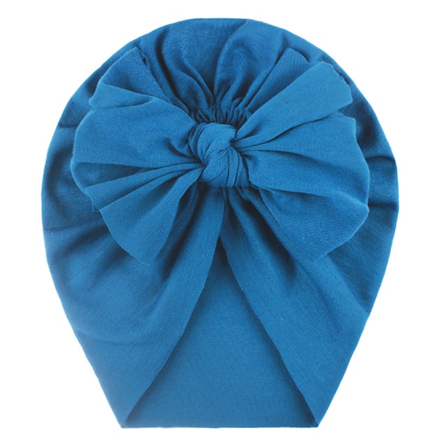 30 # น่ารักผ้าฝ้ายผสมปมโบว์ผูกผมเด็กผ้าโพกสำหรับเด็กหมวกหู Knot หมวกเด็กหมวก Headwraps วันเกิดของขวัญ Photo