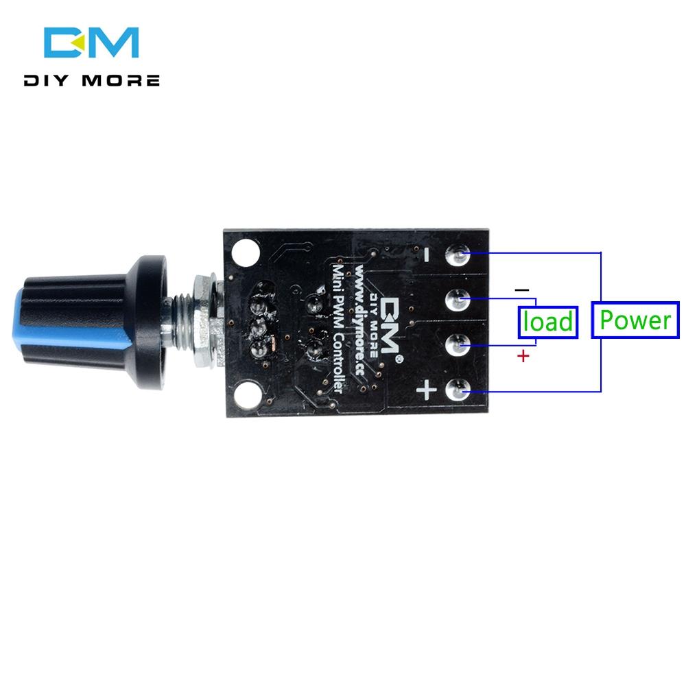 DC motor speed PWM speed regulation LED dimming ultra high linearity band switch