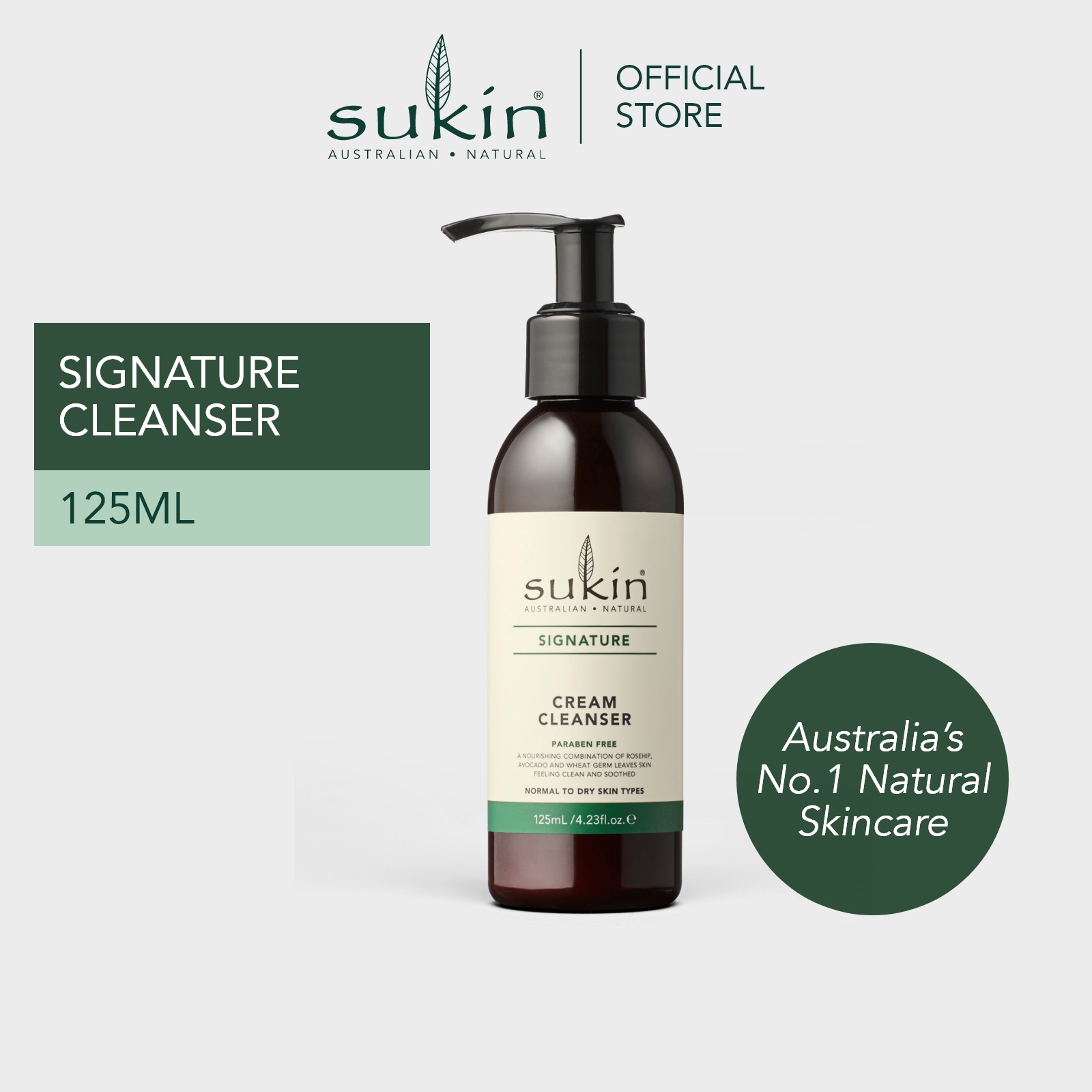 Gambar SUKIN CREAM CLEANSER (125mL)