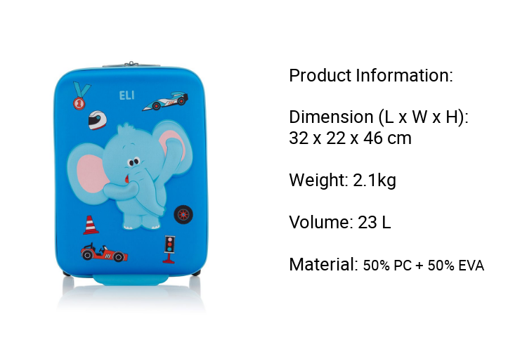 American Tourister Kiztopia Upright 47/17 TSA (elefante)