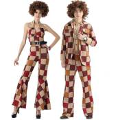 Retro Hippie Disco Costume for Adults by 