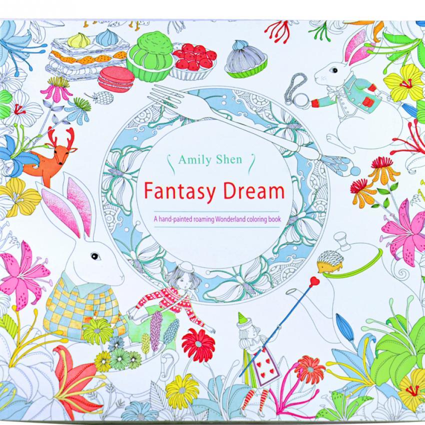 1pcs Fantasy Dream 2016 New Secret Garden An Inky Treasure Hunt And Coloring Book For