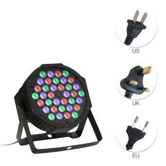 36LEDs RGB Plastic Mini Flat Stage Par Light DMX512 Sound Auto Master-slave 7/4Channels For Bar Club Disco DJ Party - Intl July 2018 - 5 36LEDs RGB Plastic Mini Flat Stage Par Light DMX512 Sound Auto Master-slave 7/4Channels for Bar Club Disco DJ Party - intl - 5