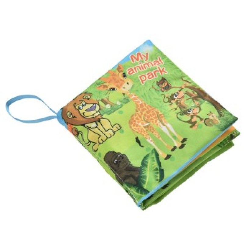 Fabric Books Educational Cloth Book Preschool Training Cartoon Baby Toy Animal park (EXPORT)