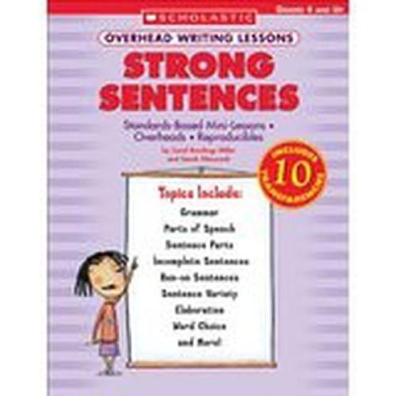 Strong Sentences Overhead Writing Lessons