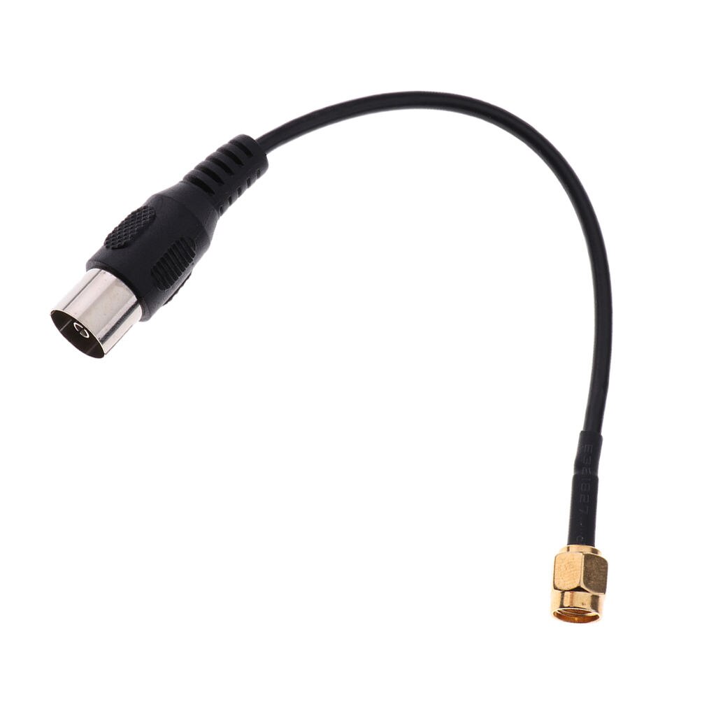 IEC DVB-T TV PAL female to SMA Male Jumper Pigtail Cable RG174