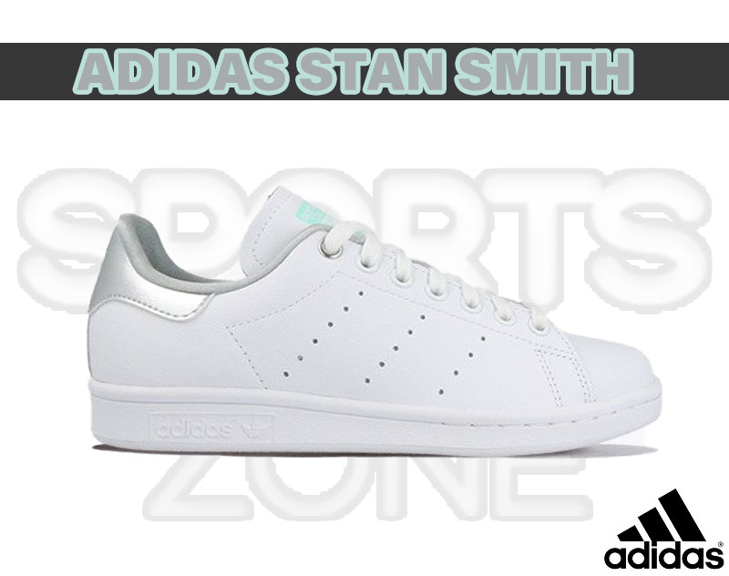 adidas originals stan smith womens white silver