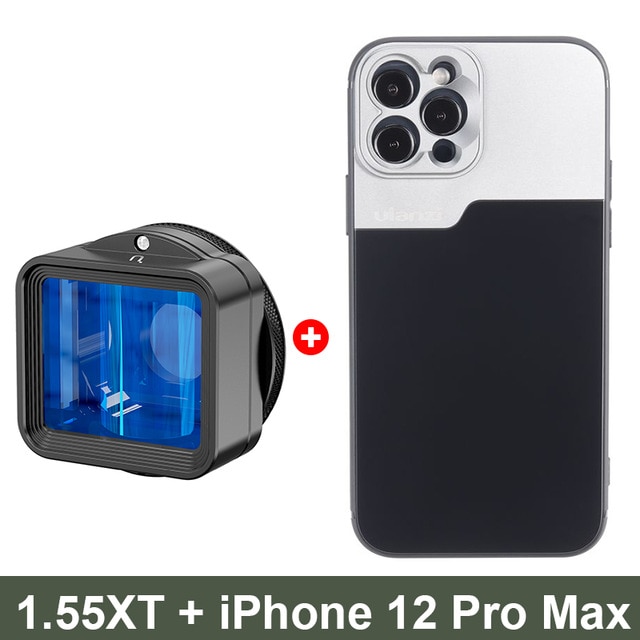Ulanzi 1.55XT Anamorphic Lens สำหรับ iPhone 12 Mini Pro Max 11 1.55X วิดีโอกว้าง Widescreen Slr ภาพยนตร์ Videomaker ผู้สร้างภาพยนตร์