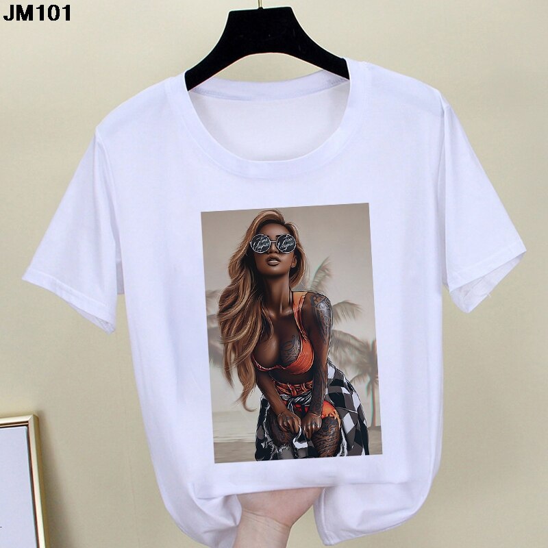 New Spring Top Sexy T Shirt Women Elasticity T-shirt Korean Style