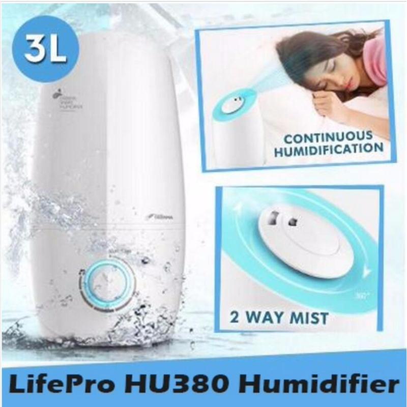 Lifepro HU380 3L Humidifier With Aroma Function/Free Ag+ box/ Singapore safety mark plug/ English Manual Singapore
