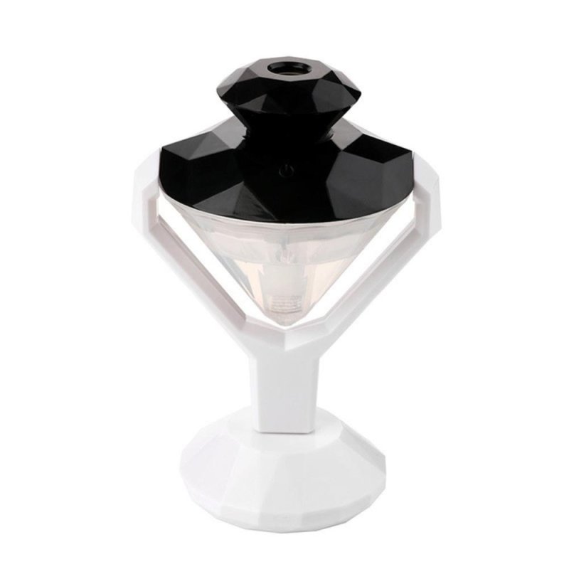 Mini USB Humidifier Car Home Diamond Air Diffuser Purifier Night
Light(Black) - intl Singapore