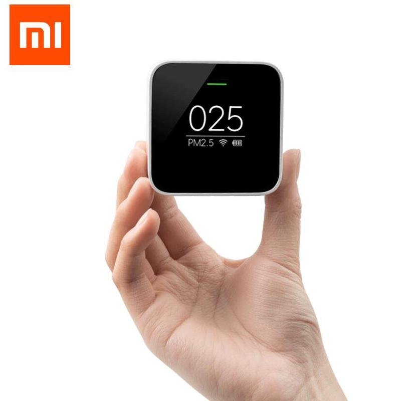 Original Xiaomi PM 2.5 Air Detector Portable OLED screen Wifi
2.4GHZ Use With Air Purifier Air Quality Monitoring - intl Singapore