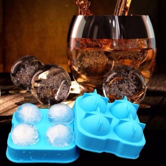 Whiskey Silicon Ice Cube Ball Maker Mold Sphere Mould Brick PartyTray Round Bar - Intl May 2018 - 3 Whiskey Silicon Ice Cube Ball Maker Mold Sphere Mould Brick PartyTray Round Bar - intl - 3