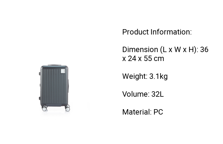American Tourister Lockation Spinner 55/20 FRAME · v5