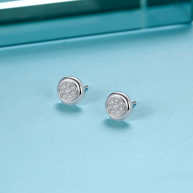 Rio Diamonds Fonial Diamond kolczyk z 18-karatowego białego złota