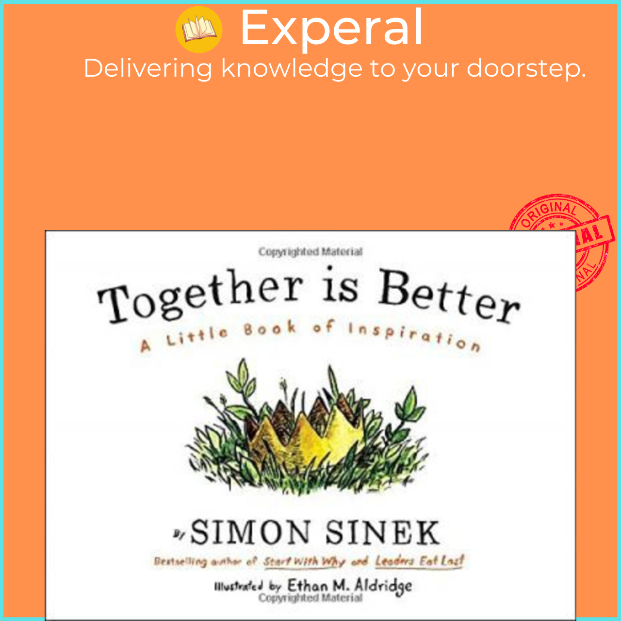 Sách - Together is Better : A Little Book of Inspiration by Simon Sinek (US edition, hardcover)