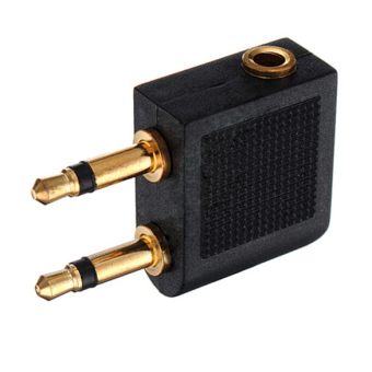 2 Pcs Airplane Earphone Jack Audio Adapter 3.5mm June 2018 - 3 2 pcs Airplane Earphone Jack Audio Adapter 3.5mm - 3