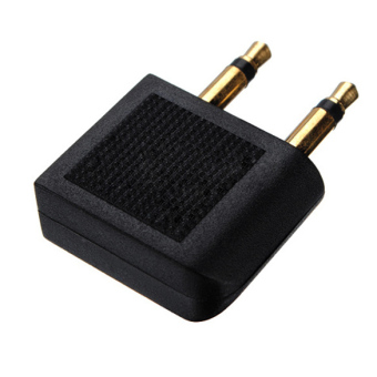 2 Pcs Airplane Earphone Jack Audio Adapter 3.5mm June 2018 - 2 2 pcs Airplane Earphone Jack Audio Adapter 3.5mm - 2