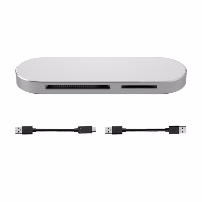 7-In-1 Type C USB 3.0 Hub SD/TF/CF Card Reader Adapter For MacBook PC Android Phone - intl