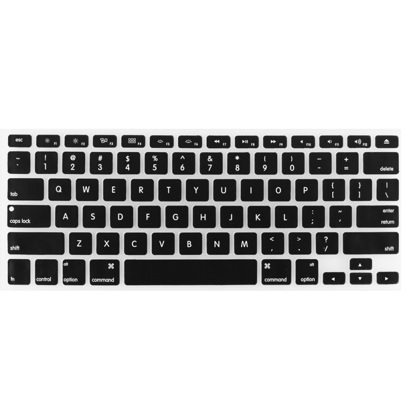 Apple MacBook Film Soft Silicone Keyboard Cover For Mac Pro 13 15
black color