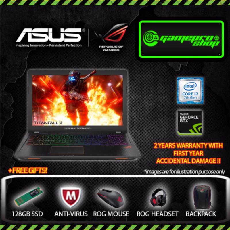 ASUS ROG GL553VE GTX1050TI i7-7700HQ 15.6" with RGB KB Lighting *Sitex PROMO*