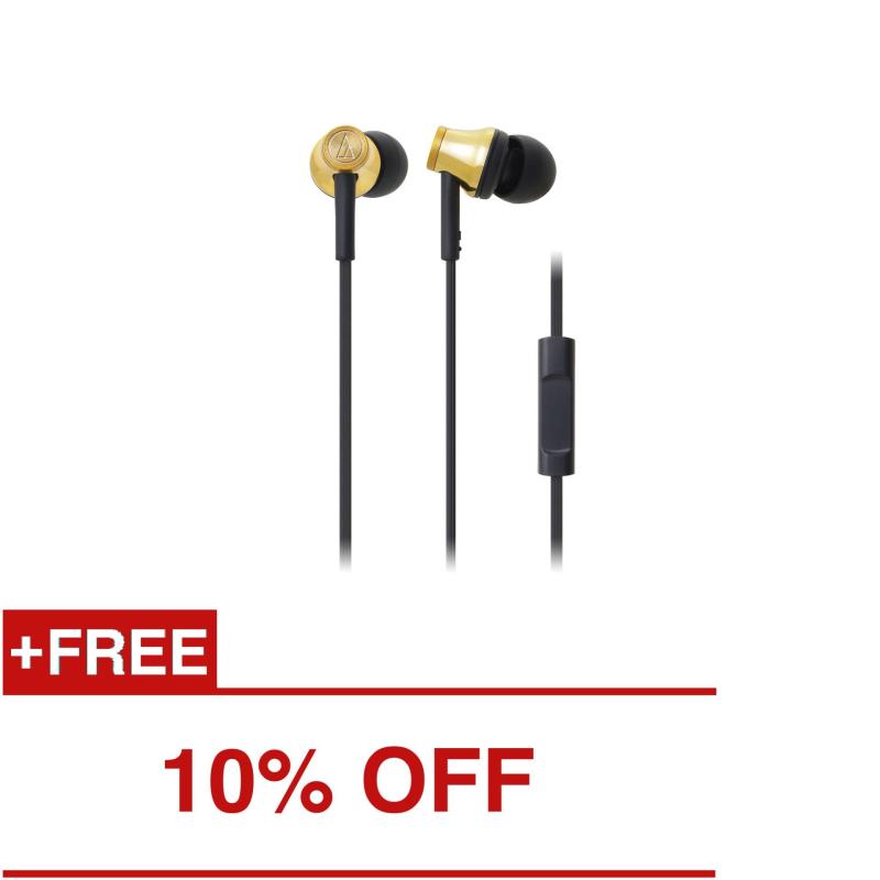 Audio-Technica ATH-CK330iS In-Ear Headphones (Gold) Singapore