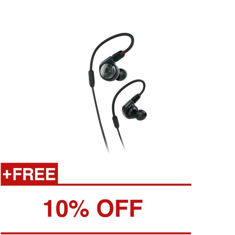 Audio-Technica ATH-E40 Professional In-Ear Monitor Headphones (Black) Singapore