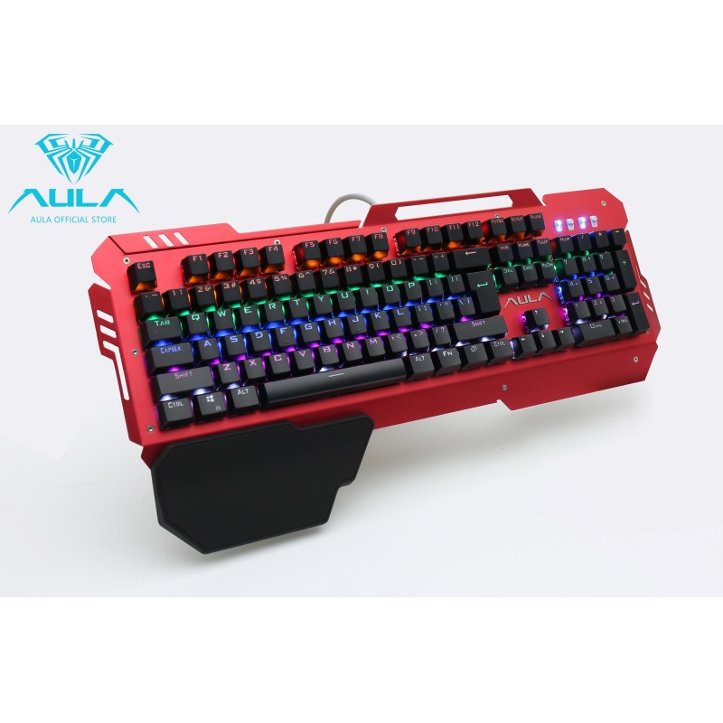 AULA OFFICIAL 2009S Mechanical Gaming Keyboard Multicolor Backlit Keyboard Singapore