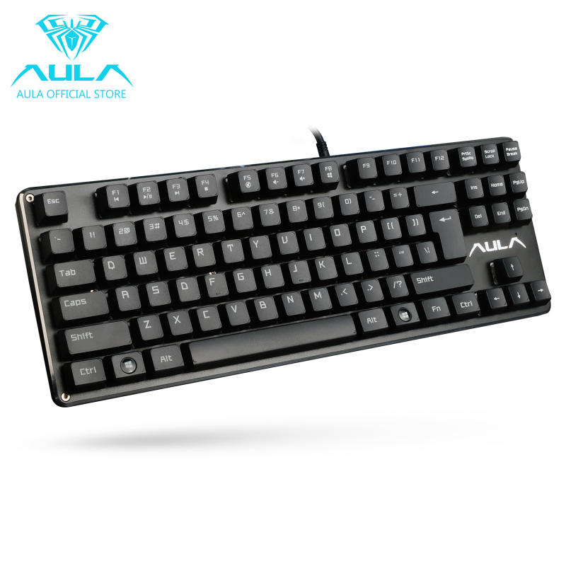 AULA OFFICIAL F2012 Mechanical Gaming Keyboard USB Wired Keyboard(Black) Singapore