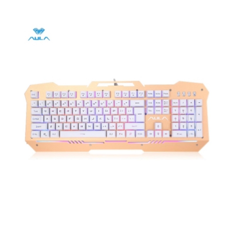 AULA Wired Optical Gaming Keyboard with LED Backlit - intl Singapore