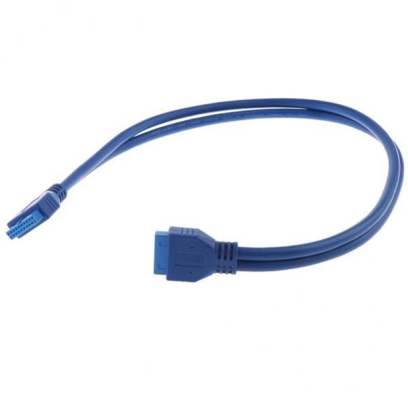 BolehDeals USB 3.0 20Pin Housing MotherBoard Female to Female Extension Cable Adapter - intl