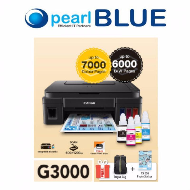 Canon PIXMA G3000  Refillable Ink Tank Wireless All-In-One for High Volume Printing Singapore
