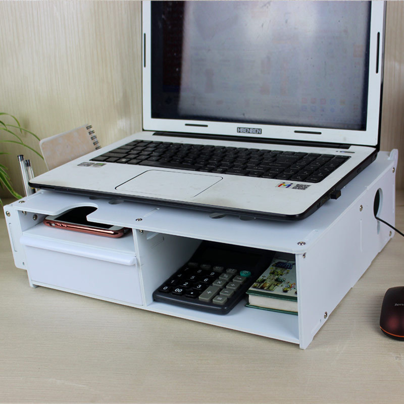Elevator rack multi-functional desktop storage box notebook