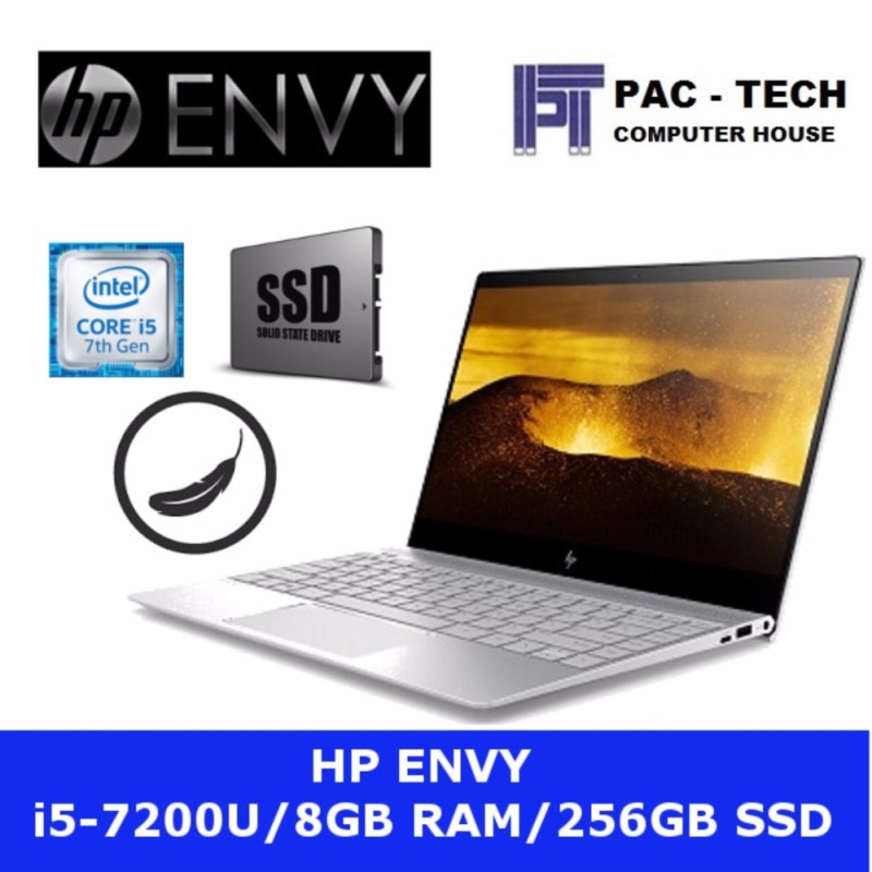 HP Envy 13/i5-7th Generation/8GB RAM/256GB SSD/2 Years On-Site Warranty/Light Weight Portable