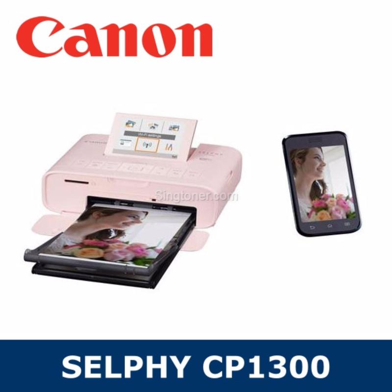[NEW!!! SINGAPORE WARRANTY] Canon SELPHY CP1300 Mobile Wi-Fi Printer With Variety of Print Functions - Pink Color Singapore