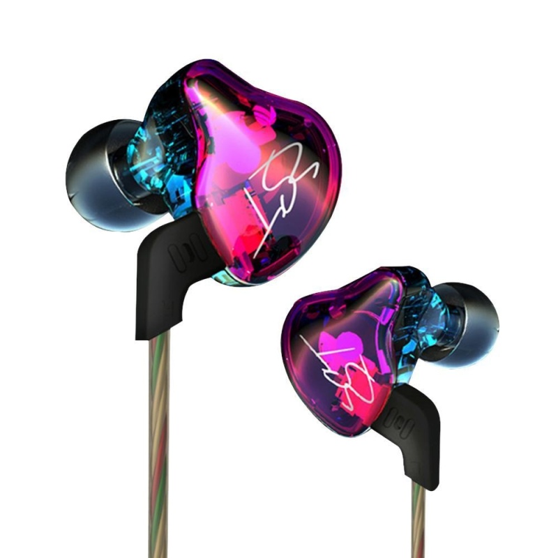 niceEshop In-Ear Earbud Headphones , ZST Colour Balanced Armature+Dynamic Hybrid Dual Driver Earphones HIFI Earbuds Bass Headset In-ear Earphones For Cellphones (without MIC) - intl Singapore