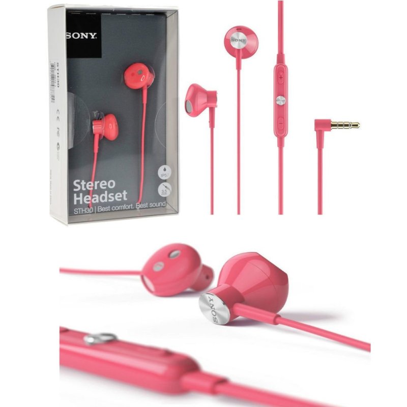 Sony STH30 Headset (Pink) Singapore