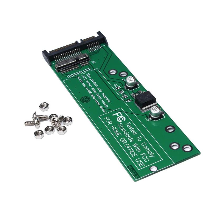 Ssd Card To Sata Adapter Enclosure For Macbook Air A1465 A1466 12 Intl Singapore
