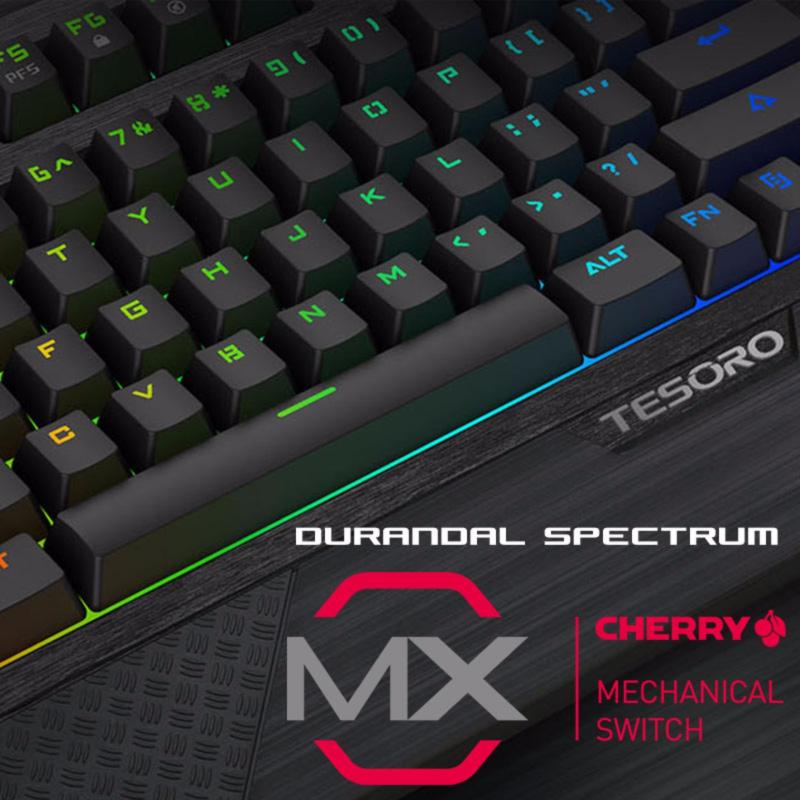 TESORO Durandal Spectrum Mechanical Gaming Keyboard MX Cherry BLUE
Switch Singapore
