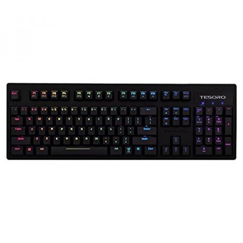 Tesoro Excalibur Spectrum G7SFL Brown Mechanical Switch Single
Individual Per Key Full Color RGB LED Backlit Illuminated
Mechanical Gaming Keyboard TS-G7SFL - intl Singapore